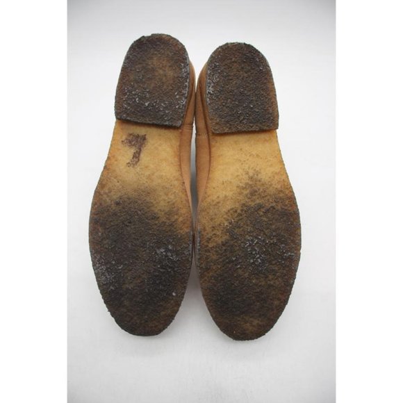 Hound and Hammer Men's Size 11 Chelsea Beige Suede Boots Shoes Rubber Sole - Picture 8 of 11